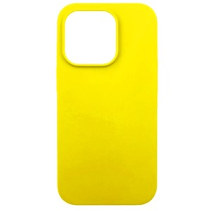 Накладка силикон Silicone Case для iPhone 16 Pro Max Светло-Желтый