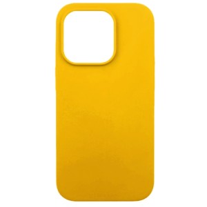 Накладка силикон Silicone Case для iPhone 16 Pro Max Желтый