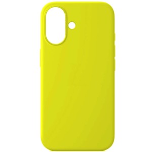 Накладка силикон Silicone Case для iPhone 16 Светло-Желтый