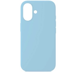 Накладка силикон Silicone Case для iPhone 16 Plus Голубой