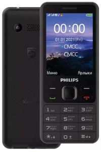 Телефон Philips Xenium E185 Black (Черный)