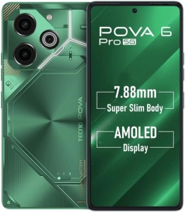 Смартфон Tecno Pova 6 Pro 5G, 12/256 ГБ, Green, зеленый