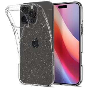 Чехол Spigen Liquid Crystal Glitter для iPhone 16 Pro (ACS08113) Crystal Quartz