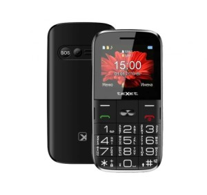 Телефон Texet TM-B227 Dual Sim Black (Черный)