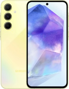 Смартфон Samsung Galaxy A55 5G 8/256GB (Жёлтый, 8 ГБ, 256 ГБ)