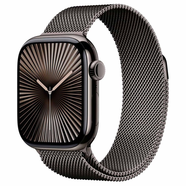 Смарт-часы Apple Watch Series 10 GPS + Cellular 42mm Titanium Case with Milanese Loop