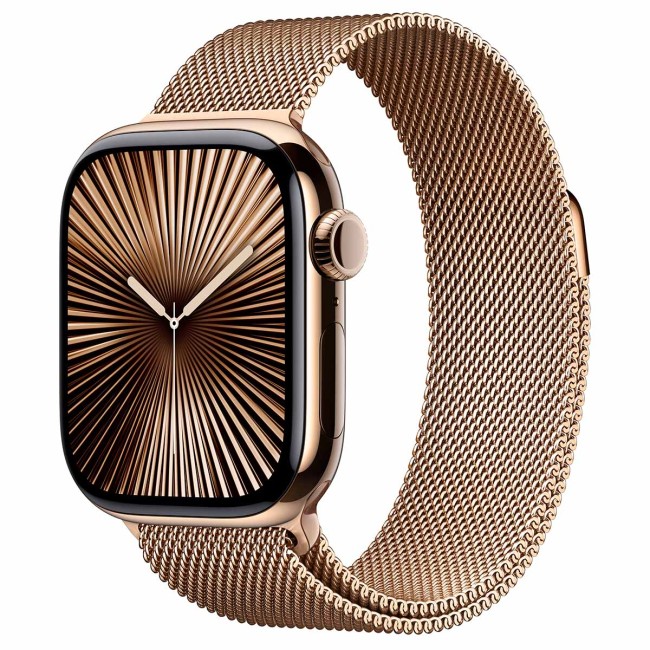 Смарт-часы Apple Watch Series 10 GPS + Cellular 42mm Titanium Case with Milanese Loop