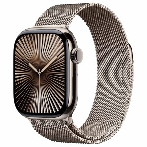 Смарт-часы Apple Watch Series 10 GPS + Cellular 42mm Titanium Case with Milanese Loop