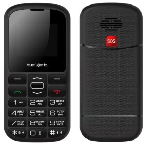 Телефон Texet TM-B316 Dual Sim Black (Черный)