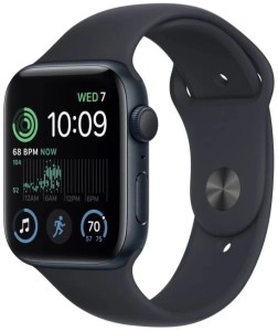 Часы Apple Watch SE GPS 44mm 2022 (Gen 2) Midnight Aluminium Case/Midnight Sport Band (MNTG3)