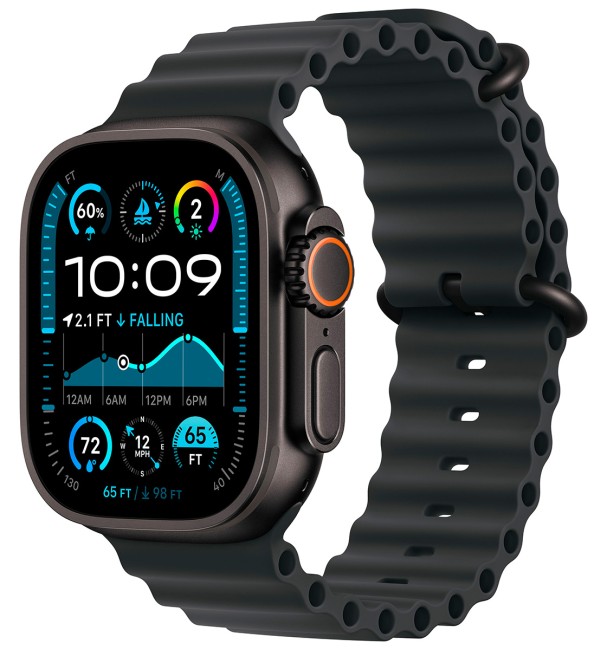 Смарт-часы Apple Watch Ultra 2 (2024) 49mm Black Titanium Case GPS + Cellular with Ocean Band