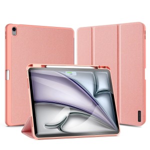 Чехол-книжка Gurdini Dux Ducis Domo Series для iPad Air 4/5 10.9 / Air 11 (2024) (Розовый)