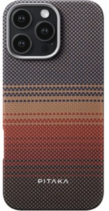 Чехол PITAKA Tactile Woven case для iPhone 16 Pro Max, Sunset (KI1601SUM)