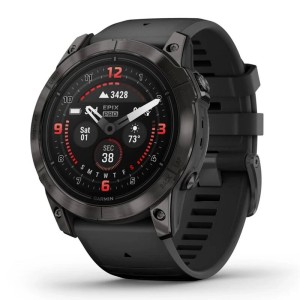 Garmin Epix PRO (Gen 2) Sapphire Edition 51 мм, титановый угольно-серый, DLC, черный