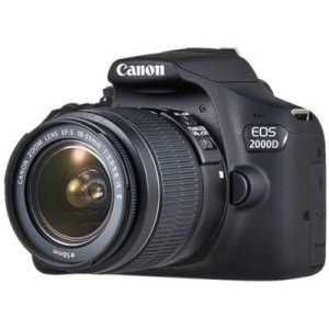 Canon EOS 2000D Kit 18-55mm III, черный