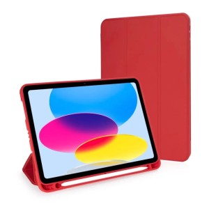 Чехол-книжка Gurdini Milano Series для iPad Air 4/5 10.9 / Air 11 (2024) (Красный)