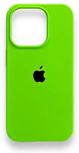 Накладка силикон Silicone Case для iPhone 15 Pro Ярко-зеленый