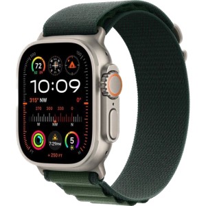 Умные часы Apple Watch Ultra 2 49 мм Natural Titanium Alpine Loop Dark green