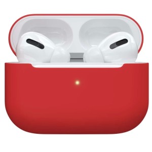 Чехол силиконовый для AirPods Pro (Красный)