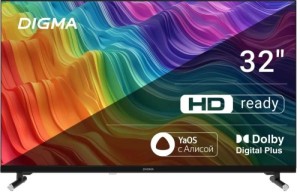 Телевизор Digma DM-LED32SBB32 32" Black (Черный)