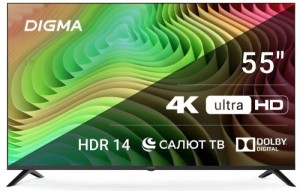 Телевизор Digma DM-LED55UBB40 55" Black (Черный)