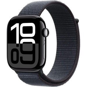 Смарт-часы Apple Watch Series 10 46mm Jet Black Aluminum Case with Ink Sport Loop