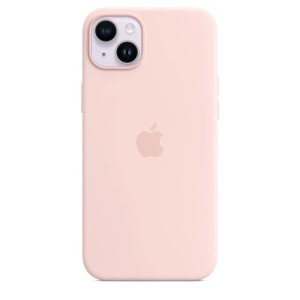 Силиконовый чехол Apple MagSafe для iPhone 14 Chalk Pink