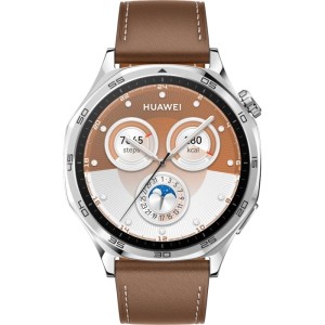 Смарт-часы Huawei Watch GT 5 46mm Brown Leather (55020DGK)