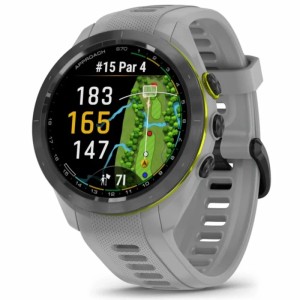 Умные часы Garmin Approach S70 - 42 mm Black Ceramic Bezel with Powder Grey Silicone Band (010-02746-11)