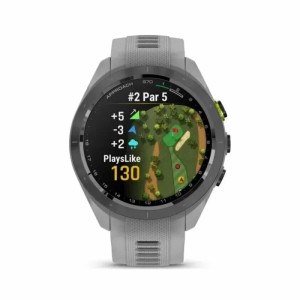 Умные часы Garmin Approach S70 – 42 mm Black Ceramic Bezel with White Silicone Band (010-02746-10)