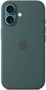 Накладка Apple Silicone Case для iPhone 16 Lake Green (MYY83ZM/A)