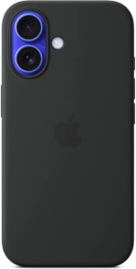 Накладка Apple Silicone Case для iPhone 16 Black (MYY13ZM/A)