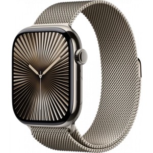 Умные часы Apple Watch Series 10 GPS + Cellular 46mm Titanium Natural Case with Deep Natural Milanese Loop