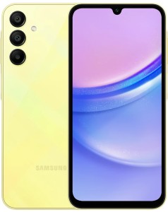 Смартфон Samsung Galaxy A15 4G 4/128 ГБ, Dual nano SIM, желтый