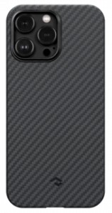 Чехол Pitaka MagEZ Case 3 для iPhone 14 Pro (6.1"), черно-серый, кевлар (арамид) 1500D KI1401P