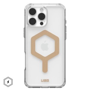 UAG Plyo with MagSafe Series Case for Apple iPhone 16 Pro Max Ice/Gold (Прозрачный)