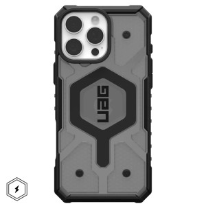 UAG Pathfinder Clear with MagSafe Series Case for Apple iPhone 16 Pro Max Ash/Black (Прозрачный)