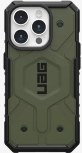 Чехол с поддержкой Magsafe Uag Pathfinder для iPhone 15 Pro 6.1, оливковый (114281117272)