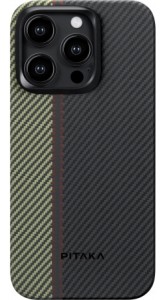 Чехол Pitaka Fusion Weaving MagEZ Case 4 для iPhone 15 Pro (6.1"), Overture, кевлар (арамид) FO1501P