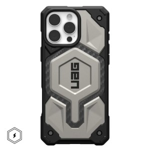 UAG Monarch Pro with MagSafe Series Case for Apple iPhone 16 Pro Max Titanium (Титановый)