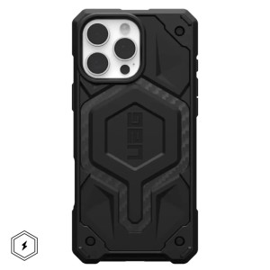 UAG Monarch Pro with MagSafe Series Case for Apple iPhone 16 Pro Max Carbon Fiber (Чёрный)