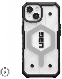 Чехол UAG Pathfinder с MagSafe для iPhone 15 Plus, прозрачный (Ice) 114311114343