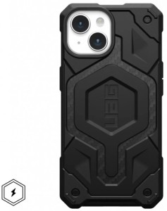 Чехол UAG Monarch Pro с MagSafe для iPhone 15 Plus, карбон (Carbon Fiber) 114220114242