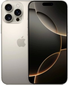 Смартфон Apple iPhone 16 Pro 128GB eSim (8 ГБ, 128 ГБ, Титановый бежевый)