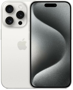 Смартфон Apple iPhone 15 Pro 256 ГБ, , Dual SIM (nano SIM+eSIM), White titanium, белый титан