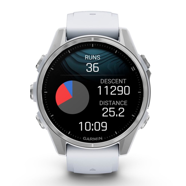 Смарт-часы Garmin Fenix 8 43 mm AMOLED with Silicone Band