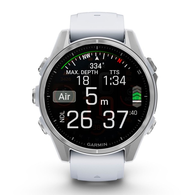 Смарт-часы Garmin Fenix 8 43 mm AMOLED with Silicone Band