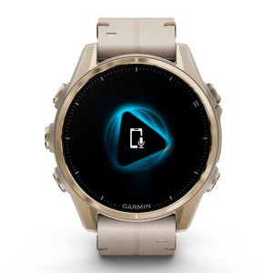 Смарт-часы Garmin Fenix 8 43 mm AMOLED Sapphire with Leather Band