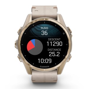 Смарт-часы Garmin Fenix 8 43 mm AMOLED Sapphire with Leather Band