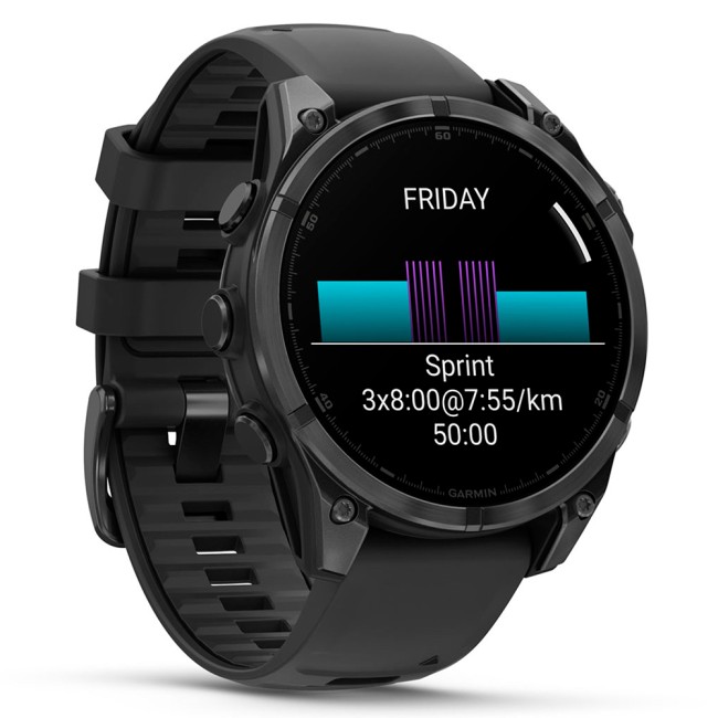 Смарт-часы Garmin Fenix 8 47 mm AMOLED with Silicone Band